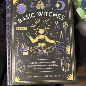 Basic Witches Hardcover Book - Black, Gold & Purple Cover